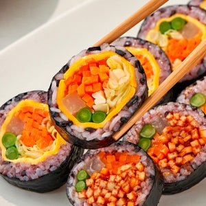 랠리 흑미곤약김밥 체다치즈 220g, 2팩