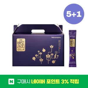 [5+1] 광동 배도라지 쌍화스틱 배도라지즙 200포, 6개