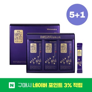 [5+1] 광동 배도라지 쌍화스틱 배도라지즙 30포, 6개