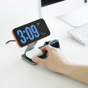 만컴즈 Qi2 25W 3in1 맥세이프 무선충전기 거치대