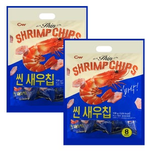청우 씬 새우칩 128g x2