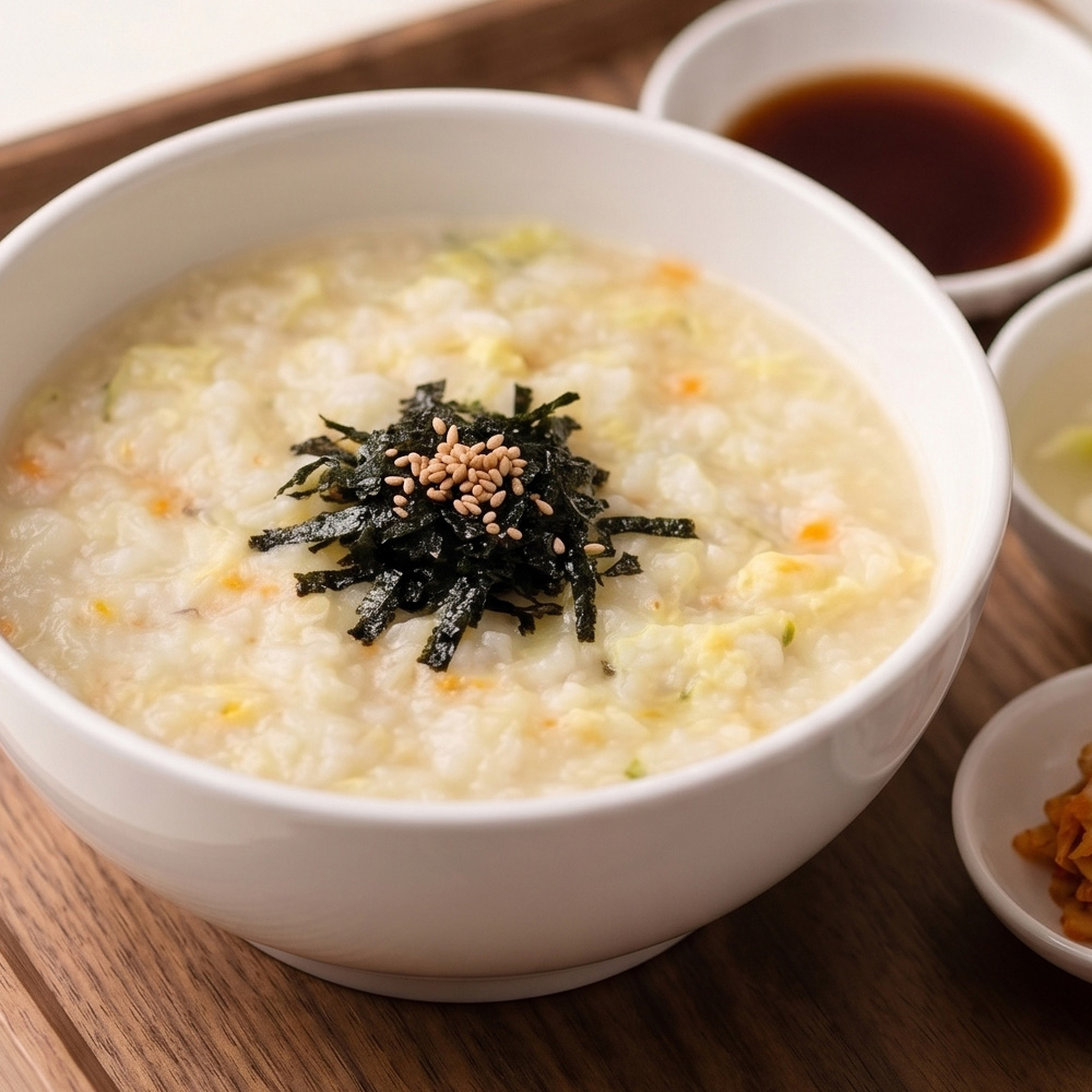 엽불떡볶이 즉석죽 야채계란죽