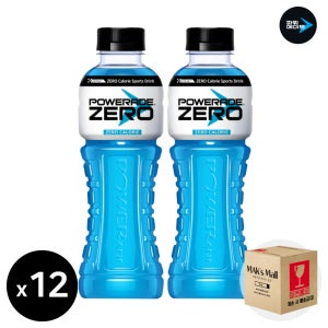 파워에이드 이온음료 스포츠음료 저칼로리 제로, 600ml, 12개