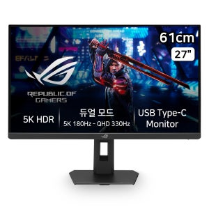 ASUS ROG STRIX 5K XG27JCG 게이밍 모니터 (68.58cm Fast IPS 5K 165Hz)