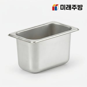 업소용 스텐 밧드 바트 식당 급식 사각 반찬통 1/9밧드 4호, 1개