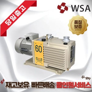 W2V60 진공펌프 오일 베인 진공펌프 600L/min WSA 우성오토마