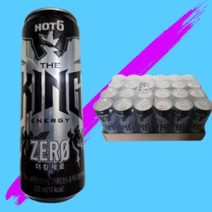 핫식스 더킹 제로 355ml x 24캔 대용량 카페인 에너지 음료