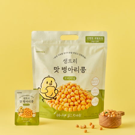 샘트리 촉촉한 맛병아리콩 400gX2봉 (20gX40개) 무가당 간식 단백질 과자