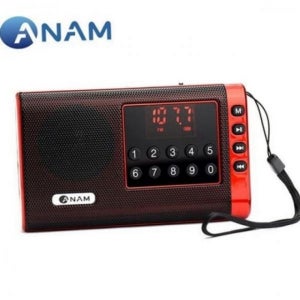 다용도 캠핑 소형 라디오 휴대용 내장 여행용 디지털