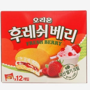 오리온 후레쉬베리 12입 336g