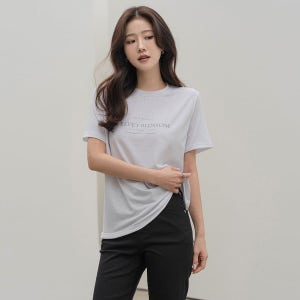 [1+1] 코디 고민 없는 레터링 반팔티