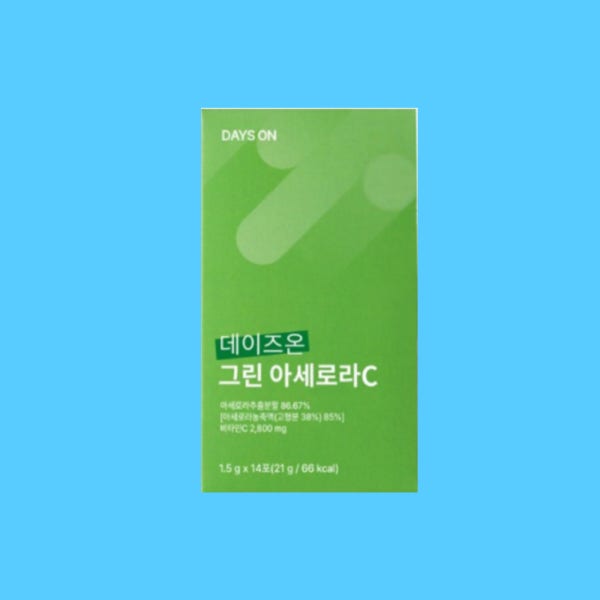 데이즈온 그린 아세로라C 14포 1박스 자연 유래 비타민C 홈쇼핑