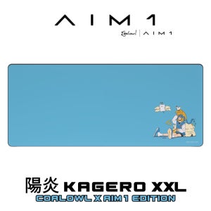 AIM1 Coalowl x AIM1 카게로 XXL 게이밍 장패드 마우스 패드 KAGERO