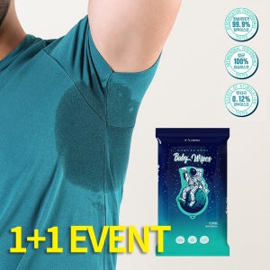 [폴라레나] 빅사이즈 항균 데오드란트 겨드랑이 티슈 바디 땀냄새 암내 제거 무자극 무향