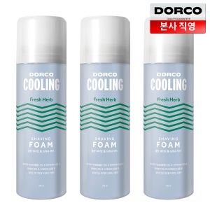 [무료배송] 도루코 쿨링 쉐이빙폼 프레쉬 허브 210ml X 3개