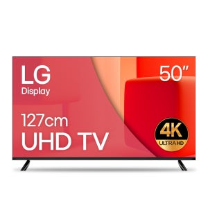 와우피프티 4K UHD LED TV 중소기업 대형 소형 127cm(50인치), 수도권 기사방문설치 스탠드