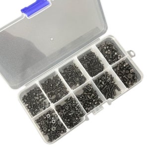 컴퓨터 수리 노트북 검정볼트세트 십자 나사 부품 탄소강 500개