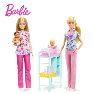 [BARBIE] 바비인형 소아과 의사 간호사 플레이 세트