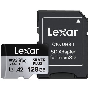 렉사 마이크로SD 128GB 실버플러스 205MB/s A2 오즈모 고프로 액션캠 드론 전용