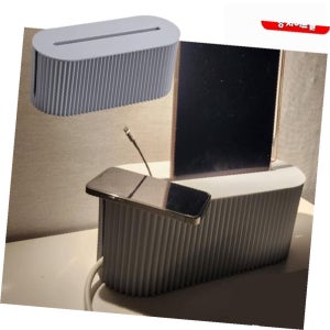 별별마켓 타원형 멀티탭 정리함 그레이 콘센트 깔끔 탭박스