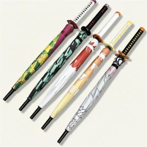 귀멸의칼날 일륜도 검 코스프레 대형장우산 우산 고급 암막 굿즈