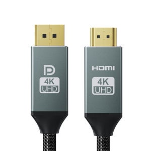 Soopii VESA 4K UHD 32.4Gbps DP to HDMI 단방향 변환 케이블 DH43 2m