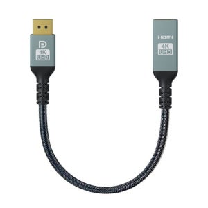 Soopii 4K 60Hz DP to HDMI 단방향 변환 컨버터 DHF46 젠더 무전원 고대역폭