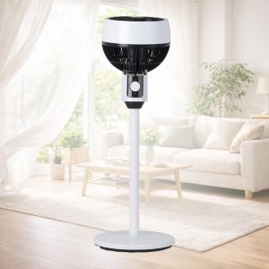 다이얼식 서큘레이터/상하좌우 전체공기순환/블랙&화이트 3단 풍량조절