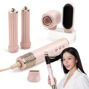 헤어 스타일러 여행용 랩 브러쉬 드라이어 롤 드라이기 빗 고데기 브러시
