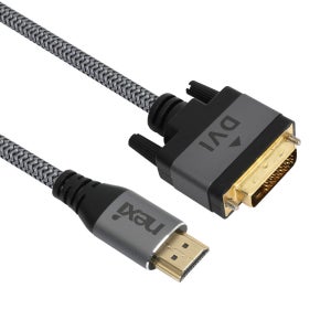 넥시 HDMI to DVI 케이블 V2.0 변환 듀얼 모니터 연결 선 1.5m, 1개