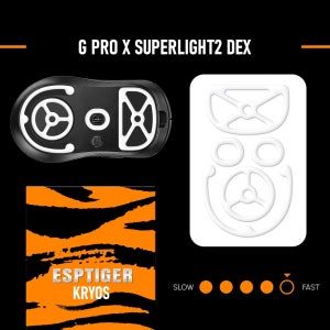 타이거게이밍 크라이오스 지슈라2 DEX 덱스 마우스 피트 Kryos ESPTIGER