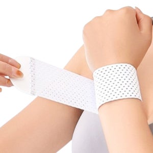 스판 1mm 메쉬 손목보호대 이중 스트랩 가벼운 손목랩 1P 그레이