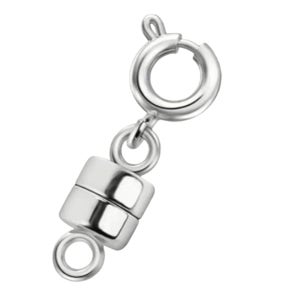 목걸이 연장 고리 실버 쥬얼리 부속품 스틸 자석 연결 체인 1P 19mm
