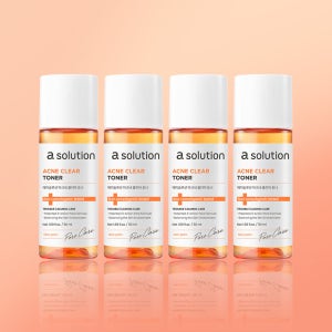 에이솔루션 아크네 클리어 어성초 토너 50ML X 4개