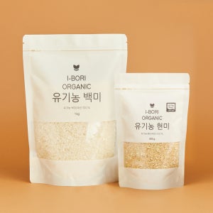 [아이보리] 유기농 백미+현미 세트