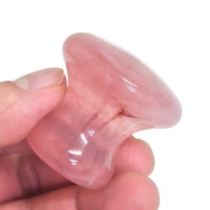 얼굴 마사지 기구 괄사 스틱 4cm 1p 붓기 관리 버섯 봉 승모근 지압 핑크
