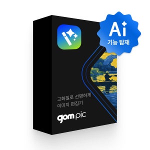 [곰랩] 곰픽 사진 및 이미지 편집 프로그램 평생 이용권 라이선스 AI 업스케일링