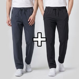 필드웍스 1+1 남성 여름용 스판 트레이닝 팬츠 조깅 운동복 체육복 바지
