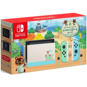 닌텐도 스위치 본체 모여봐요 동물의숲 에디션