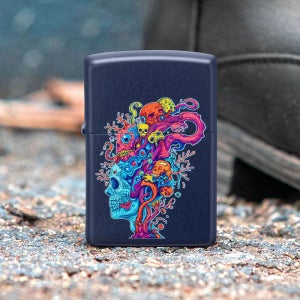 ZIPPO 지포 46958 스컬 리프