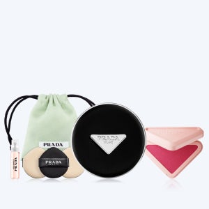 프라다 리빌 메쉬 쿠션 앤 터치 블러쉬 듀오(+미니 퍼프 & 1.2ML)