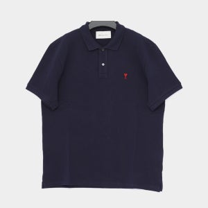 아미 레드 하트로고 카라 반팔 남성 PK티셔츠 BFUPL001 760 430