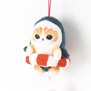 모프샌드 모후샌드 고양이 인형 키링 튜브 코스튬 상어냥