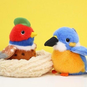 참새 키링 인형 미니 새집 새 둥지 인형 새 둥지 12cm 0.11kg 버드 네스트 18cm 위조 방지 코드 확인 가능 부드러운 피부 친화적 소재