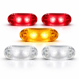 12V-36V 방수 트럭 화물차 LED 사이드 마커 라이트 2PCS 1세트