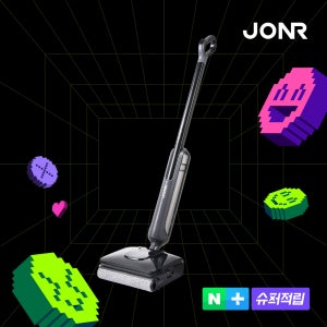 최강희 PICK! JONR 존알 진공물걸레청소기 무선청소기 고온건조 자동세척 H2 PRO, 블랙