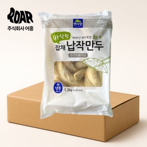 면사랑 바삭한 잡채납작만두 1box (1.2kg x 6봉) 야끼만두 25g x 50개입