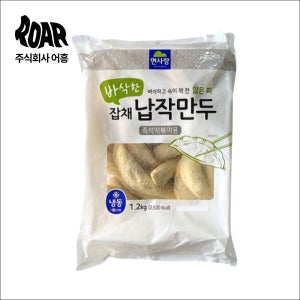 면사랑 바삭한 잡채 납작만두 (1.2kg) 야끼만두 얇은피 25g x 50개입