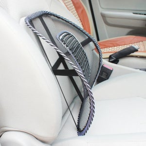 메쉬 등받이 쿠션 사무실 의자 허리 받침 39x41cm