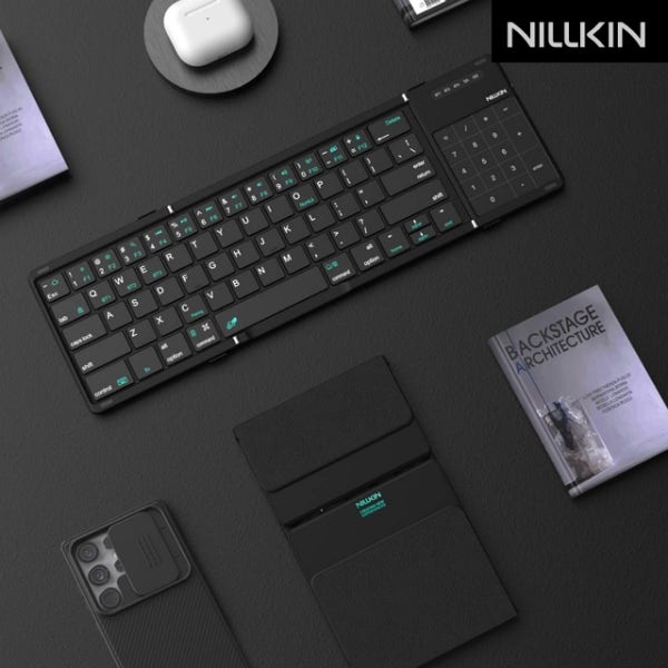(6개월AS,한글 제공)NILLKIN 큐브포켓 3단 접이식 터치패드 키보드